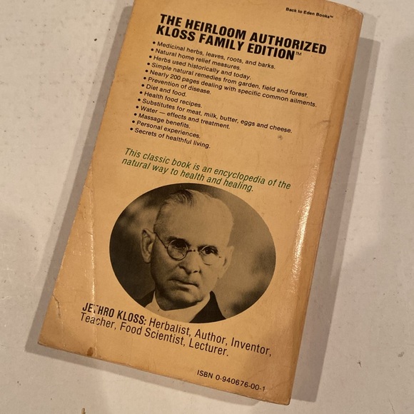 “Back to Eden,” Vintage 1981 Edition, Paperback - Picture 7 of 7